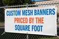Custom Mesh Banners